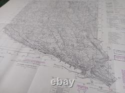 ORIGINAL WW2 CAPTURED GERMAN HEERESKARTE map entitled FIUME (RIJEKA)
