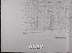 ORIGINAL WW2 CAPTURED GERMAN HEERESKARTE map featuring PLATAK in CROATIA