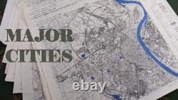 ORIGINAL WW2 CAPTURED GERMAN HEERESKARTE map featuring PLATAK in CROATIA
