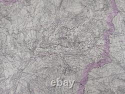 ORIGINAL WW2 CAPTURED GERMAN HEERESKARTE map of SOLVENIA (PODBRDO, PETROVO BRDO)