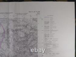 ORIGINAL WW2 CAPTURED GERMAN HEERESKARTE map of SOLVENIA (PODBRDO, PETROVO BRDO)