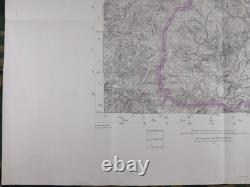 ORIGINAL WW2 CAPTURED GERMAN HEERESKARTE map of SOLVENIA (PODBRDO, PETROVO BRDO)