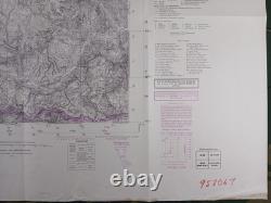 ORIGINAL WW2 CAPTURED GERMAN HEERESKARTE map of SOLVENIA (PODBRDO, PETROVO BRDO)