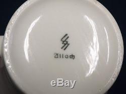Original Ww2 German Allach Porcelain Factory Mug