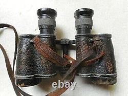 ORIGINAL WW2 GERMAN ARMY WSS 6X30 carl zeiss jena silvamar DIENSTGLAS BINOCULARS