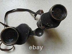 ORIGINAL WW2 GERMAN ARMY WSS 6X30 carl zeiss jena silvamar DIENSTGLAS BINOCULARS