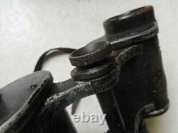 ORIGINAL WW2 GERMAN ARMY WSS 6X30 carl zeiss jena silvamar DIENSTGLAS BINOCULARS