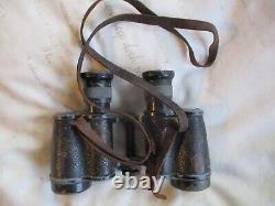 ORIGINAL WW2 GERMAN ARMY WSS 6X30 carl zeiss jena silvamar DIENSTGLAS BINOCULARS