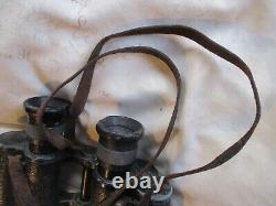 ORIGINAL WW2 GERMAN ARMY WSS 6X30 carl zeiss jena silvamar DIENSTGLAS BINOCULARS