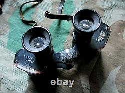 ORIGINAL WW2 GERMAN ARMY WSS 6X30 hensoldt DIENSTGLAS BINOCULARS & STRAP & CASE