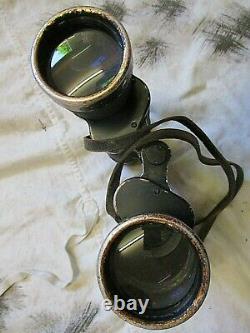 ORIGINAL WW2 GERMAN ARMY WSS elite PANZER 10X50 blc+ DIENSTGLAS BINOCULARS