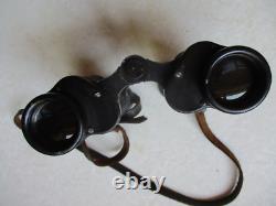 ORIGINAL WW2 GERMAN ARMY WSS elite TROOPS 6X30 bmk + DIENSTGLAS BINOCULARS