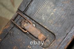 ORIGINAL WW2 GERMAN Kart. S. J. G. 33 15 CM SHELL WOODEN AMMO BOX 1944 OSTFRONT