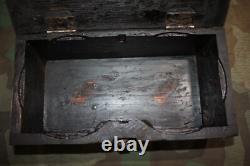 ORIGINAL WW2 GERMAN Kart. S. J. G. 33 15 CM SHELL WOODEN AMMO BOX 1944 OSTFRONT