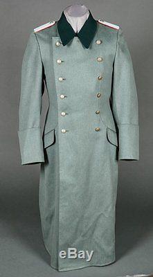 Original Ww2 German Panzer Lieutenant's Dress Type Tailor Made Overcoat