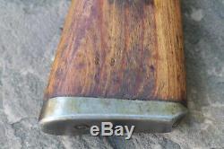 ORIGINAL WWII GERMAN ARMY WOODEN RIFLE STOCK FOR MAUSER K98. MARKING brg 1
