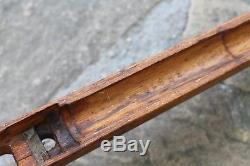 ORIGINAL WWII GERMAN ARMY WOODEN RIFLE STOCK FOR MAUSER K98. MARKING gqm 44