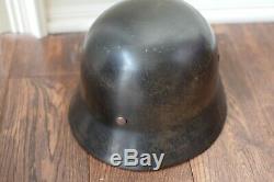 ORIGINAL WWII German M40 Helmet M1940 WEHRMACHT STAHLHELM with Liner