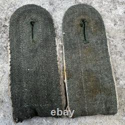 ORIGINAL WWII WW2 German Army Infantry M44 Enlisted Man Shoulder Board Pair Worn