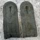 ORIGINAL WWII WW2 German Army Infantry M44 Enlisted Man Shoulder Board Pair Worn