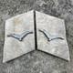ORIGINAL WWII WW2 German Luftwaffe Hermann Göring Ground Troops Collar Tabs