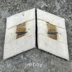 ORIGINAL WWII WW2 German Luftwaffe Hermann Göring Ground Troops Collar Tabs