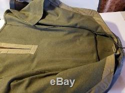 ORIGINAL WWII WW2 German U-Boat Line Officer's Leather Coat/Jacket RARE