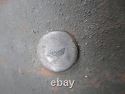 ORIGINAL genuine WW2 GERMAN WH ARMY m42 HELMET HKP62 4257 = 1944 & CHIN STRAP