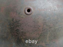 ORIGINAL genuine WW2 GERMAN WH ARMY m42 former SINGLE DECAL HELMET NS68