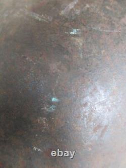 ORIGINAL genuine WW2 GERMAN WH ARMY m42 former SINGLE DECAL HELMET NS68