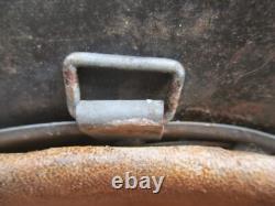ORIGINAL genuine WW2 GERMAN WH ARMY m42 former SINGLE DECAL HELMET NS68