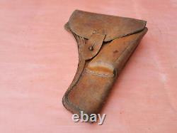 Old Military Wwii Original German Pistol Pp Ppk Leather Oficer Pistol Holder