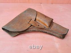 Old Military Wwii Original German Pistol Pp Ppk Leather Oficer Pistol Holder