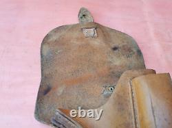 Old Military Wwii Original German Pistol Pp Ppk Leather Oficer Pistol Holder