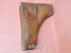 Old Military Wwii Original German Pistol Pp Ppk Leather Oficer Pistol Holder