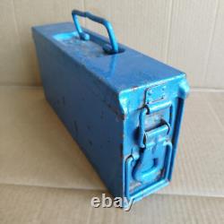 Old Military ammunition box MG34 MG42 Germany Metal WW2 WEHRMACHT ARMY WWII