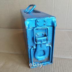 Old Military ammunition box MG34 MG42 Germany Metal WW2 WEHRMACHT ARMY WWII