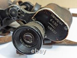 Old Vintage WW2 Original German 6x30 Dienstglas Binoculars. CARL ZEISS JENA