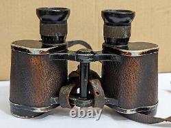 Old Vintage WW2 Original German 6x30 Dienstglas Binoculars. CARL ZEISS JENA