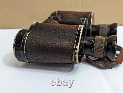 Old Vintage WW2 Original German 6x30 Dienstglas Binoculars. CARL ZEISS JENA