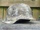 Origin WW2 German World War Two NS64 M42 Snow Winter Camo helmet Complete WWII