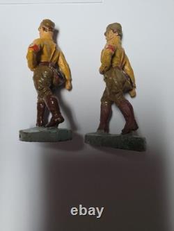 Original 1930s Elastolin Ww2 German Brown Shirts