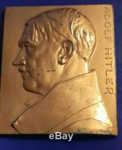 Original 1930s Plaque Of Ww2 German Leader