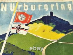 Original 1934 F1 German Grand Prix Nürburgring First WW2 Nazi Silver Arrows Race