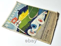 Original 1934 F1 German Grand Prix Nürburgring First WW2 Nazi Silver Arrows Race