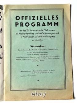 Original 1934 F1 German Grand Prix Nürburgring First WW2 Nazi Silver Arrows Race
