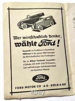 Original 1934 F1 German Grand Prix Nürburgring First WW2 Nazi Silver Arrows Race