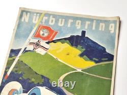 Original 1934 F1 German Grand Prix Nürburgring First WW2 Nazi Silver Arrows Race