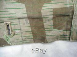 Original 1940 dated WW2 GERMAN ARMY HEER WH splinter TARN CAMO zelt ZELTBHAN