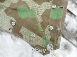 Original 1940 dated WW2 GERMAN ARMY HEER WH splinter TARN CAMO zelt ZELTBHAN